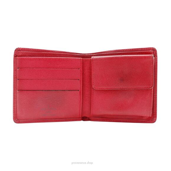 🔴 Louis Vuitton Marco Wallet - Red Epi Leather - Picture 5 of 9